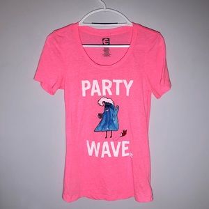 Billabong Party Wave Hot Pink Tee